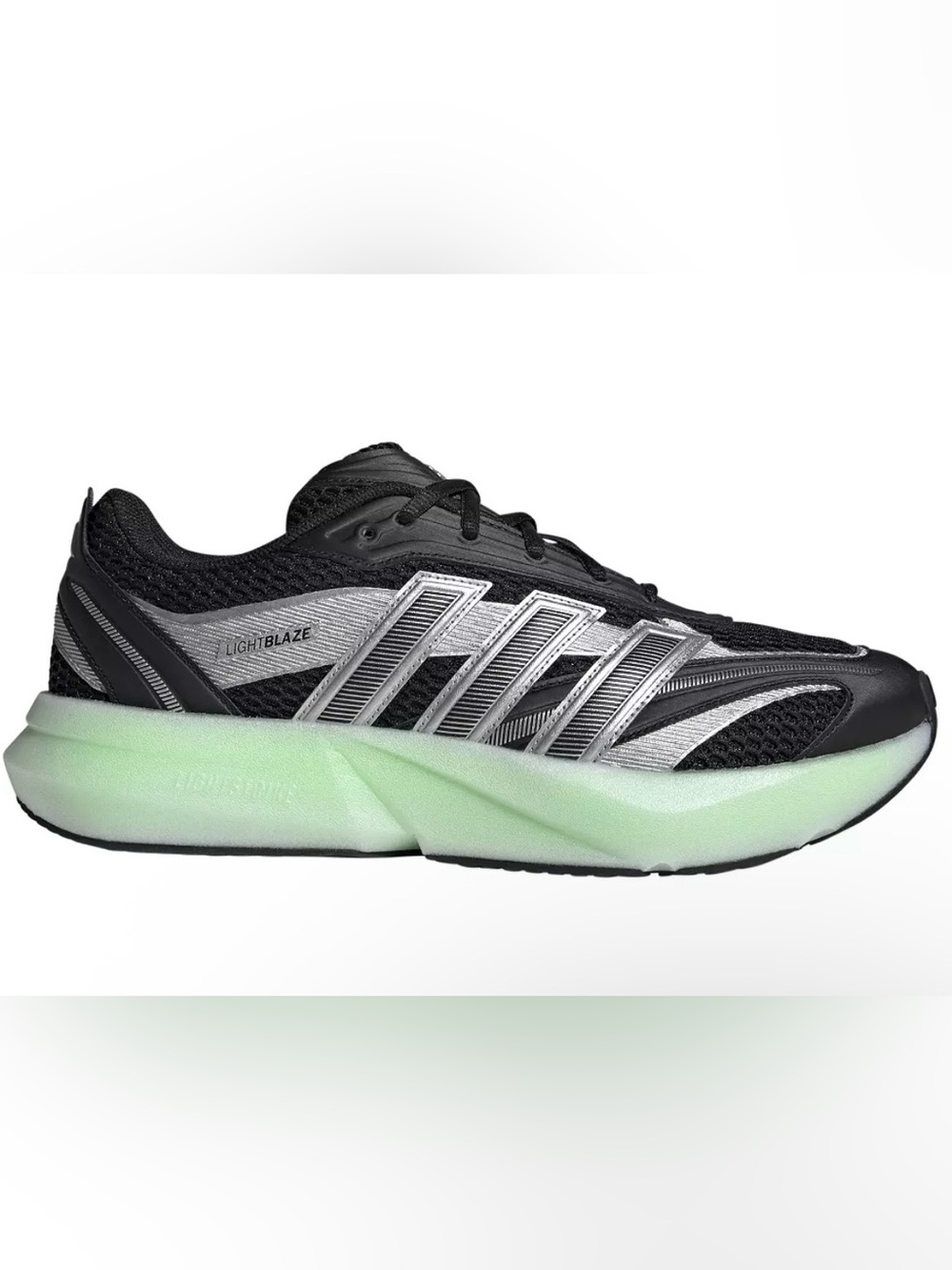Adidas Men's Lightblaze Glow shoes Core Black/Silver Metallic/Lime Burst